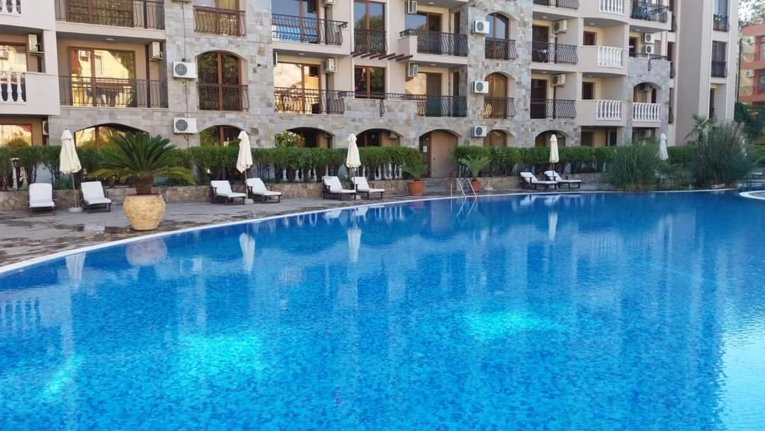 Kalia, Zweizimmer, Zweibalkon, Top-Apartment Sunny Beach Exterior foto